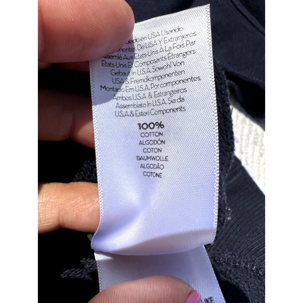 MOTHER Sweater Women's Small Blue Graphic La Bodega Long Sleeve Crew Neck Cotton - Picture 7 of 10